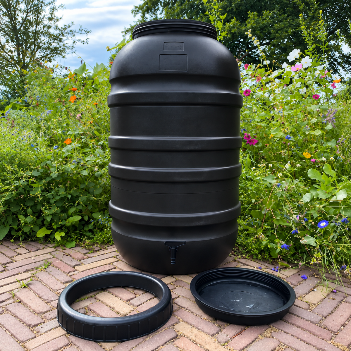 Kunststof regenton 220L